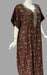 Brown Flora Spun 6XL Nighty . Flowy Spun Fabric | Laces and Frills - Laces and Frills