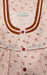 Peach Flora Soft Free Size Nighty  . Soft Breathable Fabric | Laces and Frills - Laces and Frills