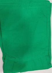 Dark Green Pure Cotton Free Size Salwar Bottom - Laces and Frills