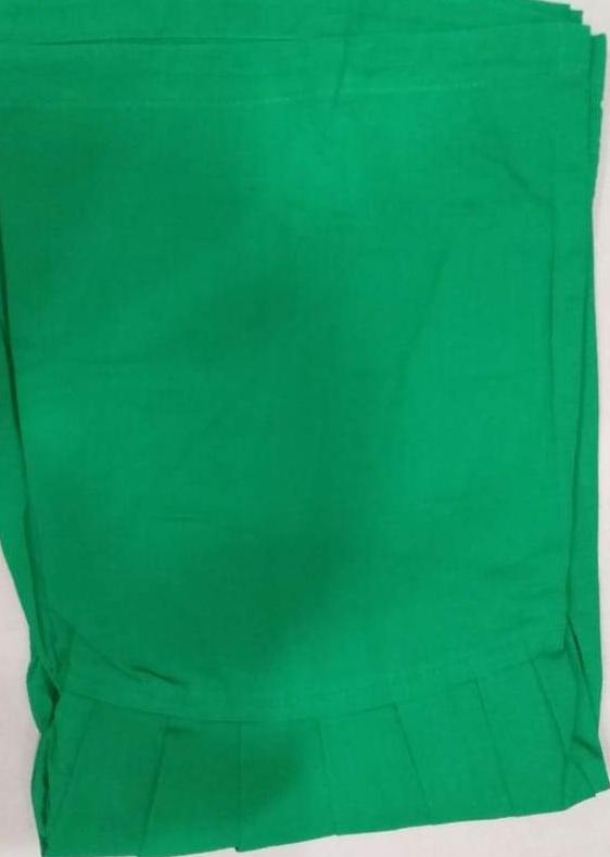 Dark Green Pure Cotton Free Size Salwar Bottom - Laces and Frills