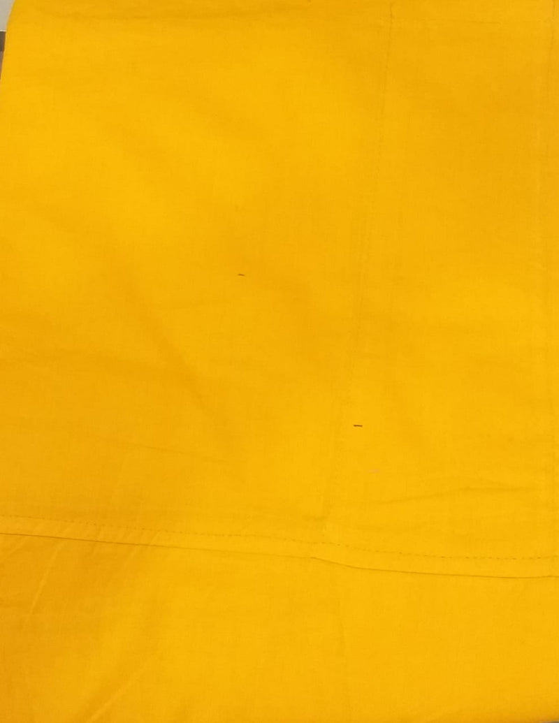 Lemon Yellow Pure Cotton Free Size Salwar Bottom - Laces and Frills