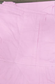 Baby Pink Pure Cotton Free Size Salwar Bottom - Laces and Frills