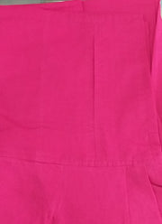 Rani Pink Pure Cotton Free Size Salwar Bottom - Laces and Frills