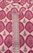 Off White/Pink Black Print Jaipuri Cotton Kurti. Pure Versatile Cotton. | Laces and Frills - Laces and Frills