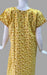 Yellow Leaves Pure Cotton Free Size Nighty . Pure Durable Cotton | Laces and Frills - Laces and Frills