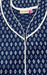 Blue Butta Pure Cotton Free Size Nighty . Pure Durable Cotton | Laces and Frills - Laces and Frills