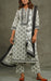 Light Green/Black Motif Kurti With Pant And Dupatta Set  .Pure Versatile Cotton. | Laces and Frills - Laces and Frills