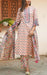 Light Pink Floral Kurti With Pant And Dupatta Set  .Pure Versatile Cotton. | Laces and Frills - Laces and Frills
