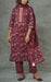 Maroon Floral Kurti With Pant And Dupatta Set  .Pure Versatile Cotton. | Laces and Frills - Laces and Frills