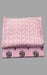 Blanket | Dohar .Pink Garden, Soft & Cozy. Two Pc Single bed Reversible | Laces and Frills - Laces and Frills