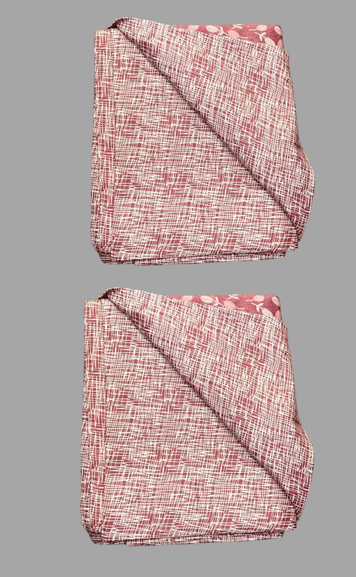 Blanket | Dohar .Pink Tiny Flora, Soft & Cozy. Two Pc Single bed Reversible | Laces and Frills - Laces and Frills