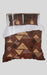 Mustard Brown Guitar Double Bedsheet with Pillow Covers/108" x 108" - Laces and Frills