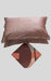 Brown Double Bedsheet with Pillow Covers/108" x 108" - Laces and Frills