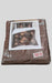 Dark Brown Guitar Double Bedsheet with Pillow Covers/108" x 108" - Laces and Frills