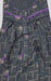 Black/lavender Abstract XXL Spun Feeding Nighty. Flowy Spun Fabric | Laces and Frills - Laces and Frills