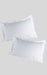 Plain White Cotton Pillow Covers - Laces and Frills