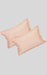 Plain Peach Cotton Pillow Covers (Set of 12 Piece) - Laces and Frills