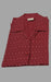 Maroon Butta Cotton Night Suit - Laces and Frills