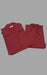 Maroon Butta Cotton Night Suit - Laces and Frills