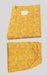 Yellow Floral Garden Cotton Large (L) Night Suit | Pure Durable Cotton | Laces and Frills - Laces and Frills