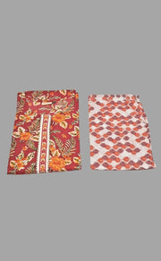 Maroon Floral Kurti With Pant Set .Pure Versatile Cotton. | Laces and Frills - Laces and Frills