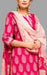 Pink Mughal Motif Kurti With Pant And Dupatta Set .Pure Versatile Cotton. | Laces and Frills - Laces and Frills