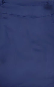 Navy Blue Straight Pants . Pure Cotton Fabric | Laces and Frills - Laces and Frills