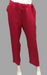 Red Straight Pants. Soft Breathable Fabric | Laces and Frills - Laces and Frills