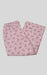 Baby Pink Leaves Cotton Large (L) Night Suit - Laces and Frills