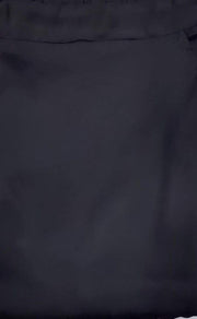 Black Straight Pants . Pure Cotton Fabric | Laces and Frills - Laces and Frills