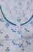 White/Blue Floral Pure Cotton Extra Large Nighty . Pure Durable Cotton | Laces and Frills - Laces and Frills