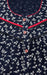 Navy Blue Flora Spun 3XL Nighty. Flowy Spun Fabric | Laces and Frills - Laces and Frills