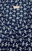 Navy Blue Flora Pure Cotton 4XL Nighty . Pure Durable Cotton | Laces and Frills - Laces and Frills