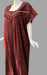 Maroon Garden Spun 4XL Nighty. Flowy Spun Fabric | Laces and Frills - Laces and Frills