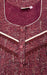 Maroon Garden Spun 4XL Nighty. Flowy Spun Fabric | Laces and Frills - Laces and Frills