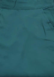 Bottle Green Straight Pants - Laces and Frills