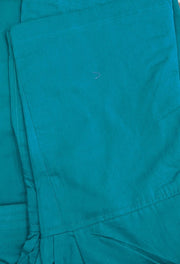 Teal Green Pure Cotton Free Size Salwar Bottom - Laces and Frills
