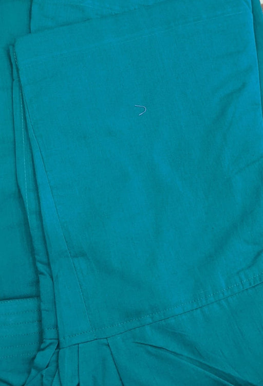 Teal Green Pure Cotton Free Size Salwar Bottom - Laces and Frills
