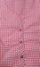 Red/White Checks Soft Cotton Feeding XXL Nighty - Laces and Frills