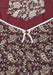 Maroon Wild Garden Pure Cotton Kaftan - Laces and Frills