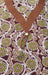 Brown/Green Flora Pure Cotton Kaftan .Pure Durable Cotton | Laces and Frills - Laces and Frills