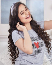 Grey Selfie Women's Cotton Printed Shorts Set | Pure Cotton Hosiery | Laces and Frills - Laces and Frills