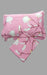 Pink Floral Double Bedsheet with Lace Pillow Covers/90" x 108" - Laces and Frills