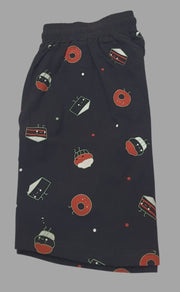 Green Donut Women's Cotton Printed Shorts Set | Pure Cotton Hosiery | Laces and Frills - Laces and Frills